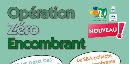 SBA :  Opération zéro encombrant